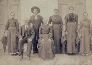 Família de Pietro, parcialmente restaurada