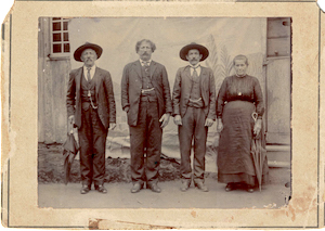 4 irmãos, fotografia original