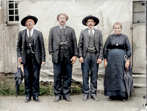 4 irmãos, colorizada