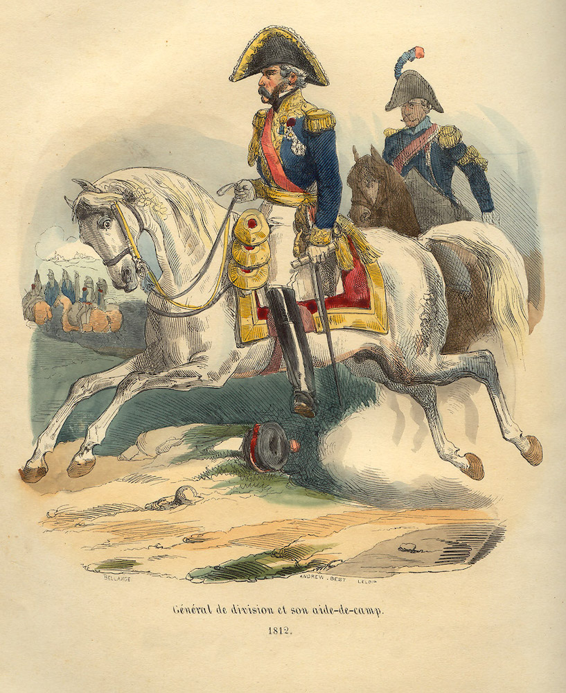 Aide-de-camp na era napoleônica.